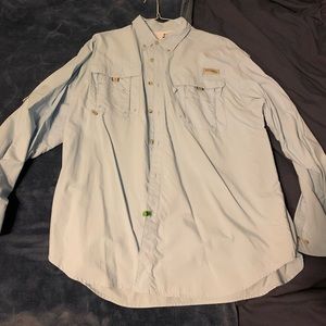 Men’s Columbia PFG button down shirt size Large.